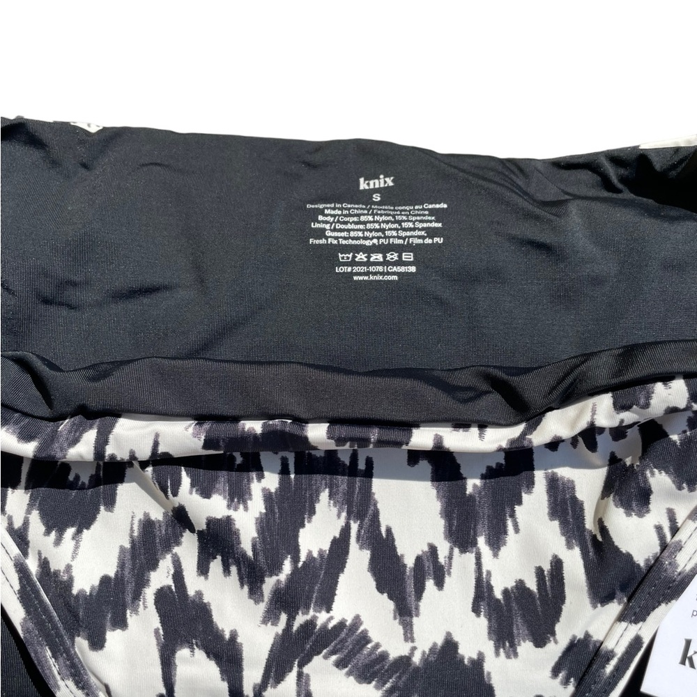 Knix Leakproof Safari Animal Classic Bikini Bottom Size Small Fits 4-6 - Picture 4 of 9